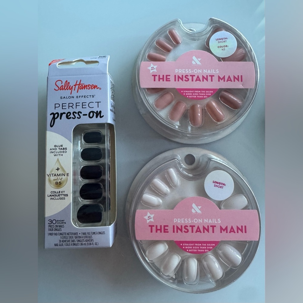 Olive & June and Sally Hansen Press-On Nails